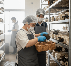 当社ファーム実習の様子